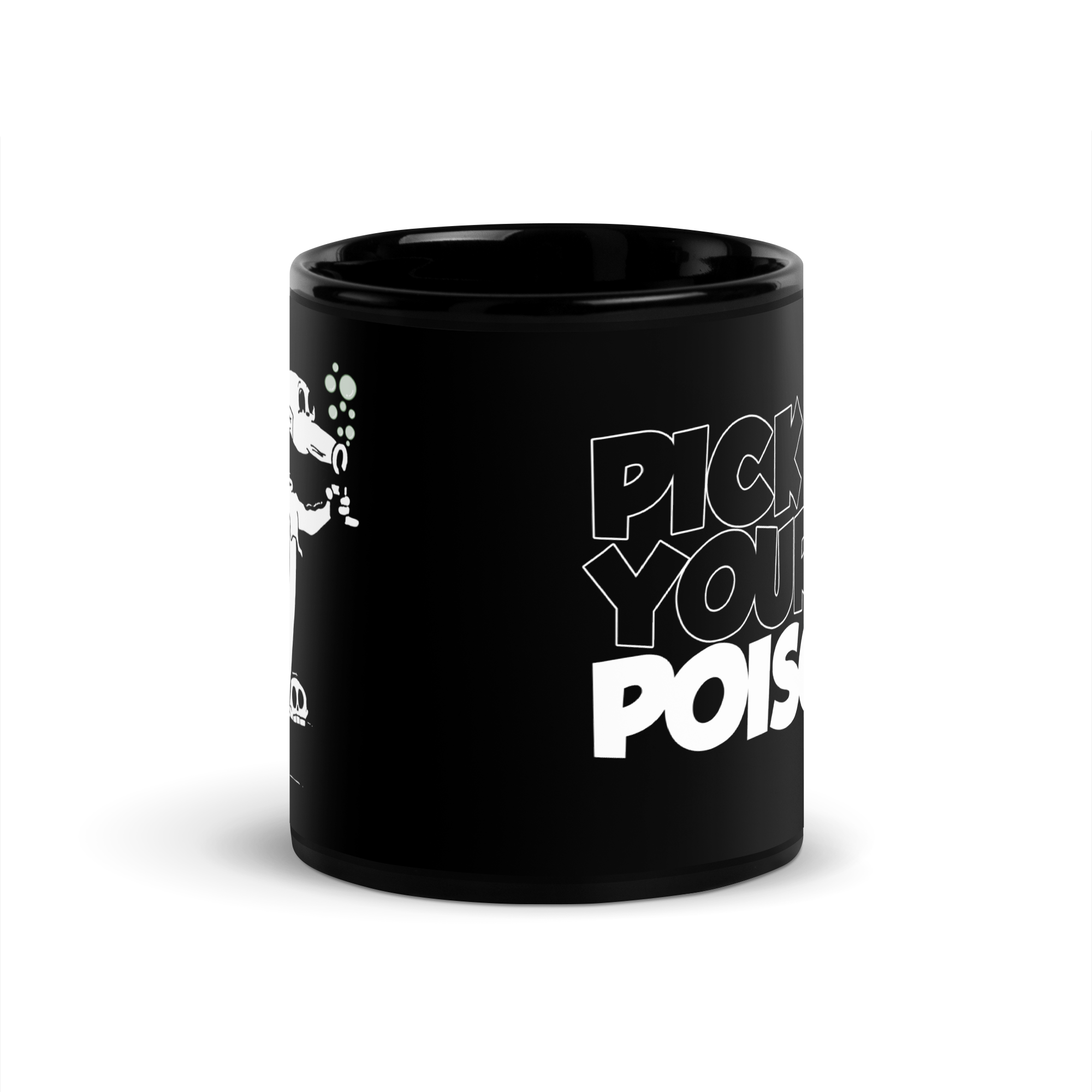 Pick Your Poison - Black Glossy Mug